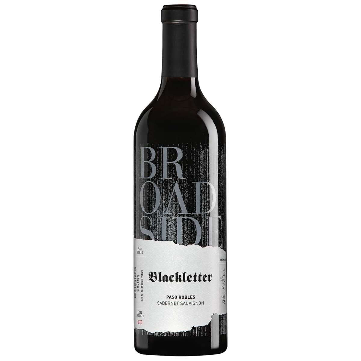 Broadside Cabernet Sauvignon Blackletter 2020 - 750ml