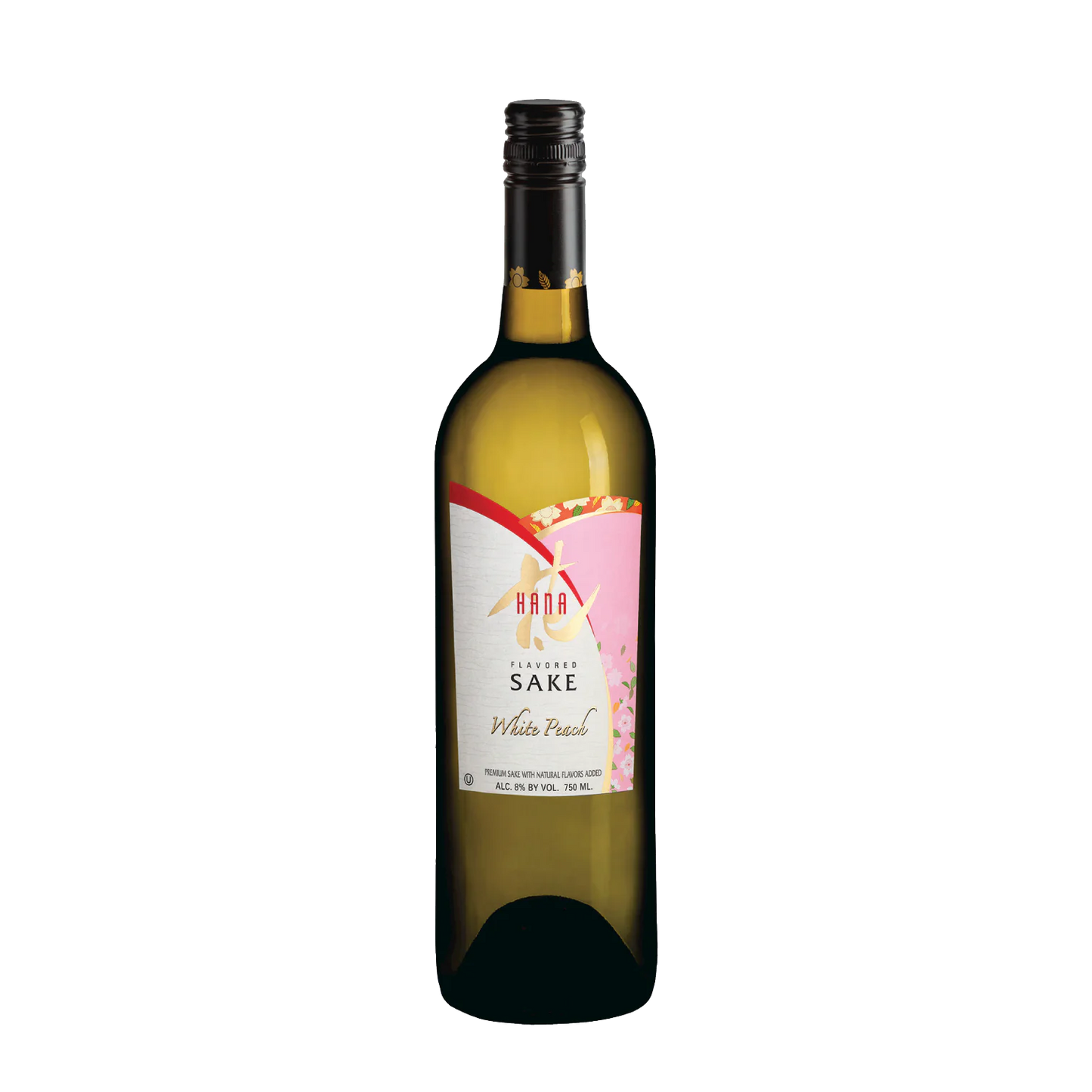 Hana White Peach Flavored Sake - 750ml