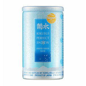 Kikusui Nigori Perfect Snow Can Sake - 180ml