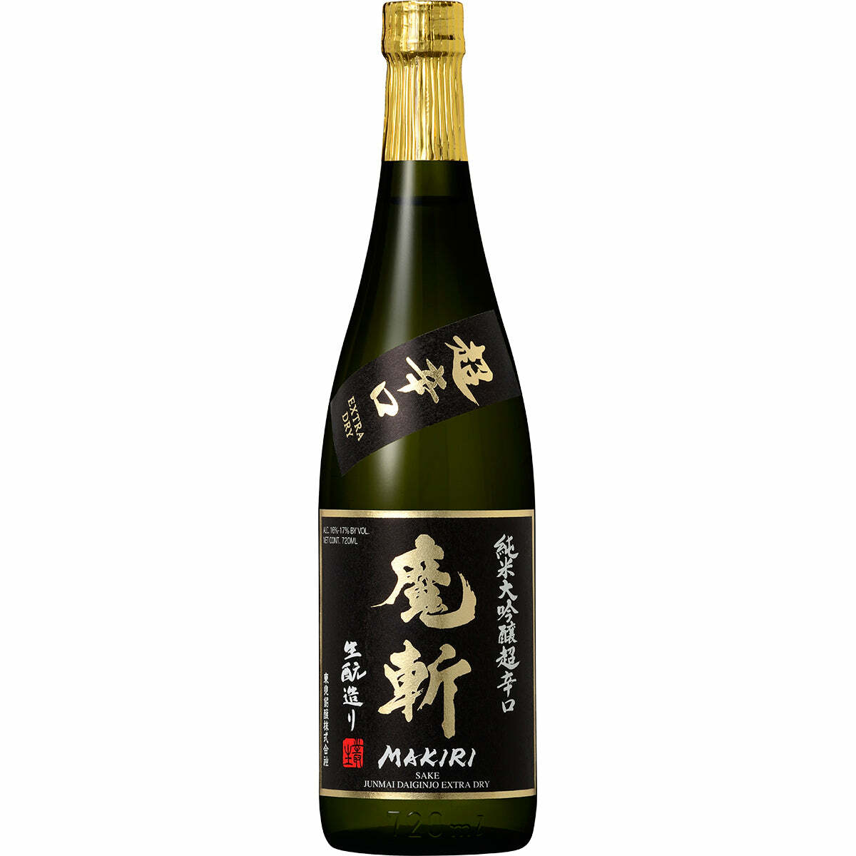 Makiri Extra Dry Junmai Daiginjo Sake - 720ml