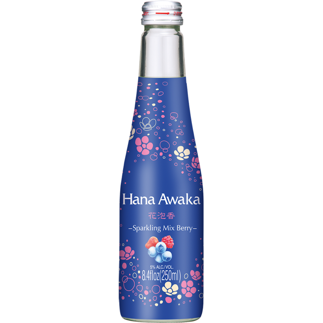 Ozeki Hana Awaka Mixed Berry Sparkling Sake - 250ml