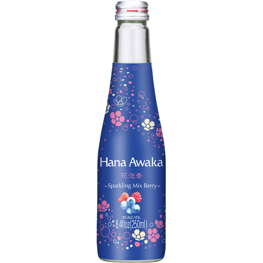 Ozeki Hana Awaka Mixed Berry Sparkling Sake - 250ml