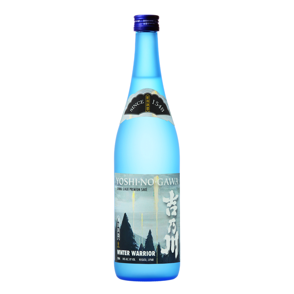 Yoshinogawa Winter Warrior Junmai Ginjo Sake - 720ml