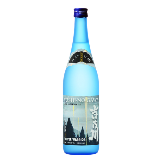 Yoshinogawa Winter Warrior Junmai Ginjo Sake - 720ml